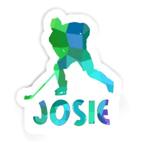 Josie Sticker Hockey Player Image