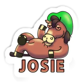 Sticker Josie Lying horse Image