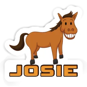 Josie Sticker Grinning Horse Image