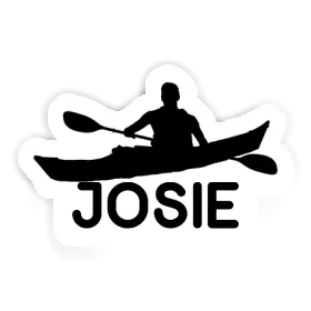 Kayaker Sticker Josie Image