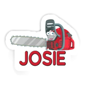 Josie Sticker Chainsaw Image