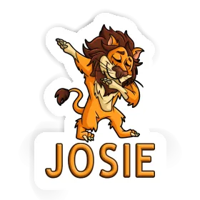 Sticker Dabbing Lion Josie Image