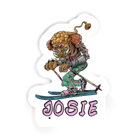 Sticker Skier Josie Image