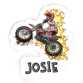 Dirt Biker Sticker Josie Image