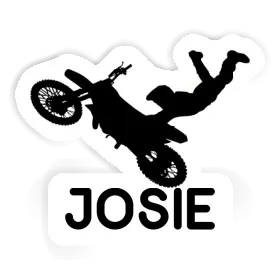 Motocross Rider Sticker Josie Image