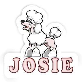 Poodle Sticker Josie Image