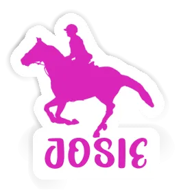 Josie Sticker Horse Rider Image