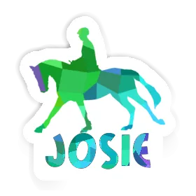 Josie Sticker Horse Rider Image