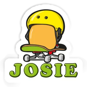 Josie Sticker Skateboard Egg Image