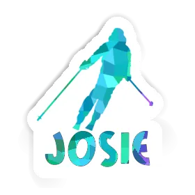 Sticker Skier Josie Image