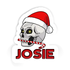 Sticker Josie Christmas Skull Image