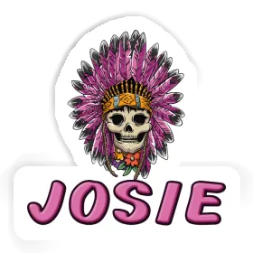 Womens Skull Sticker Josie Image