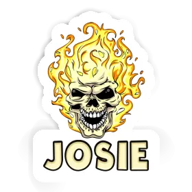 Skull Sticker Josie Image