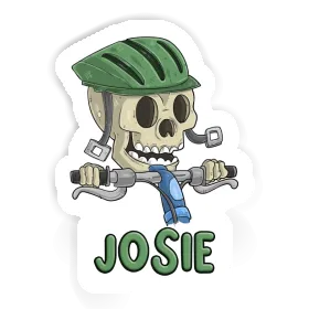 Sticker Bicycle Rider Josie Image