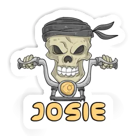 Josie Sticker Motorbike Rider Image