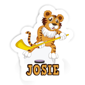 Sticker Josie Ice-Hockey Player Image