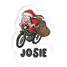 Sticker Cyclist Josie Image