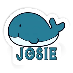 Whale Fish Sticker Josie Image