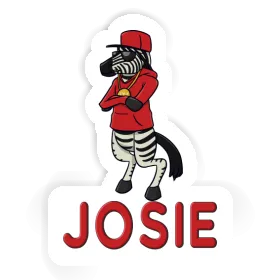 Sticker Josie Zebra Image