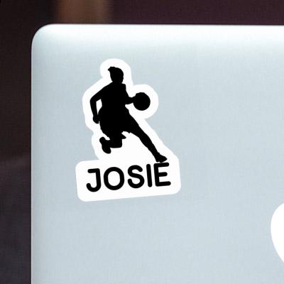 Josie Sticker Basketballspielerin Notebook Image