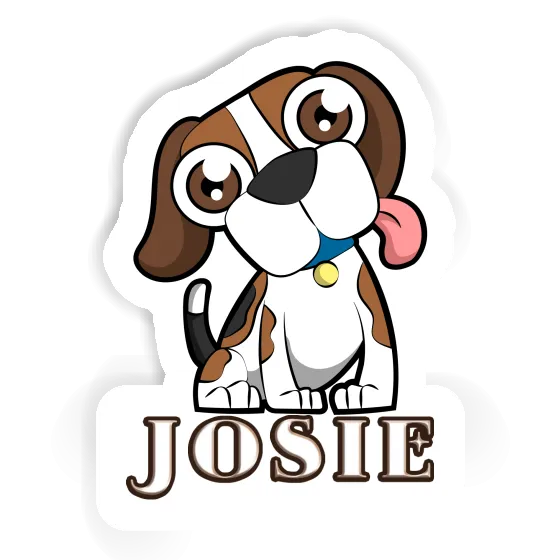 Josie Sticker Beagle Notebook Image