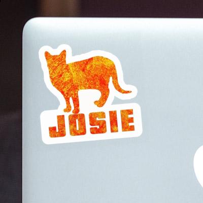 Katze Sticker Josie Laptop Image