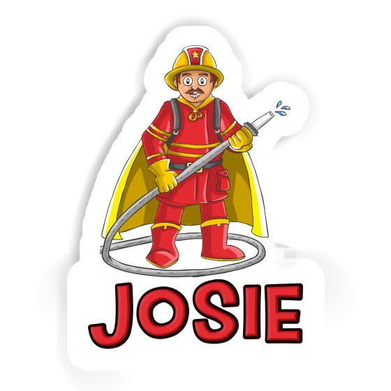 Aufkleber Josie Feuerwehrmann Image