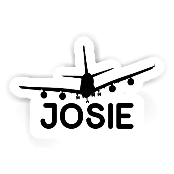 Josie Autocollant Avion Laptop Image