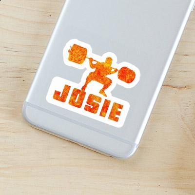 Sticker Gewichtheber Josie Image