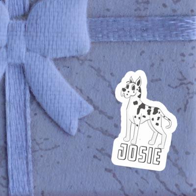 Josie Sticker Great Dane Laptop Image