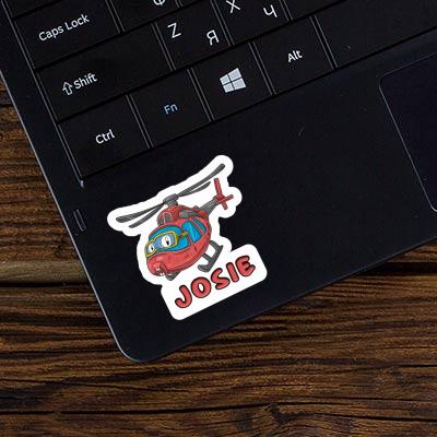 Josie Sticker Helicopter Laptop Image