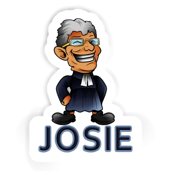 Vicar Sticker Josie Image