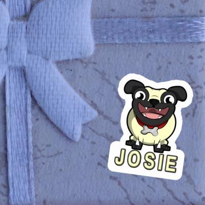 Josie Sticker Pug Notebook Image