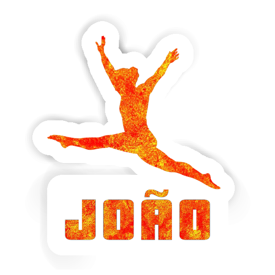 João Sticker Gymnastin Laptop João Sticker Gymnastin Laptop Image