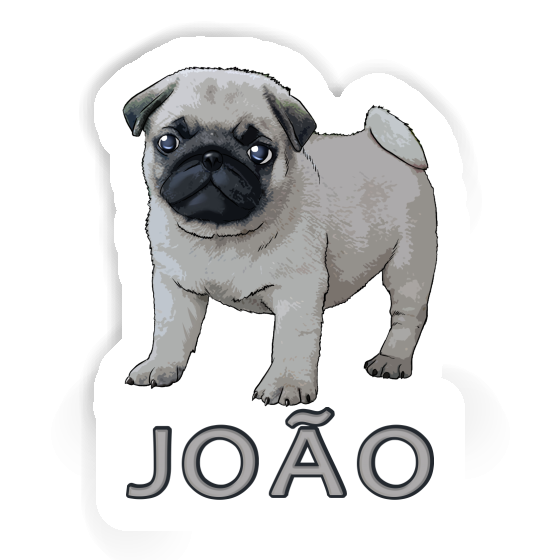 João Sticker Pug Notebook João Sticker Pug Gift package Image