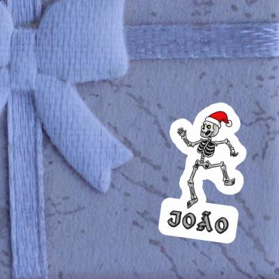 Sticker Christmas Skeleton João Notebook Sticker Christmas Skeleton João Notebook Image