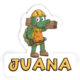 Juana Autocollant Ouvrier du bâtiment Image