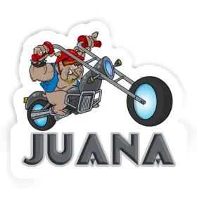 Aufkleber Juana Hund Image
