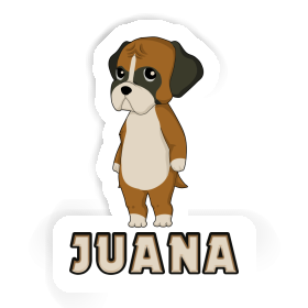German Boxer Autocollant Juana Image