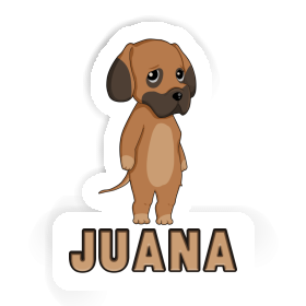 Autocollant Juana Dogue allemand Image