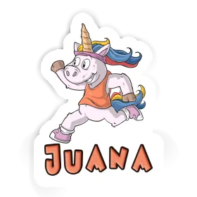 Juana Autocollant Coureuse Image