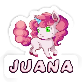 Autocollant Licorne Juana Image