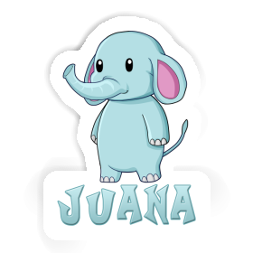 Juana Autocollant Éléphant Image