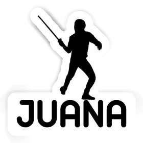 Aufkleber Fechter Juana Image