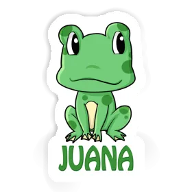 Juana Autocollant Grenouille Image