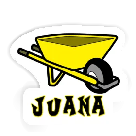 Sticker Juana Wheelbarrow Image