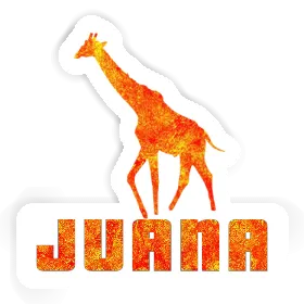 Giraffe Sticker Juana Image