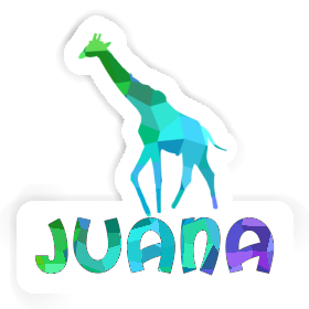 Juana Aufkleber Giraffe Image