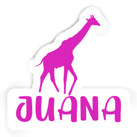 Juana Aufkleber Giraffe Image