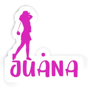Autocollant Golfeuse Juana Image